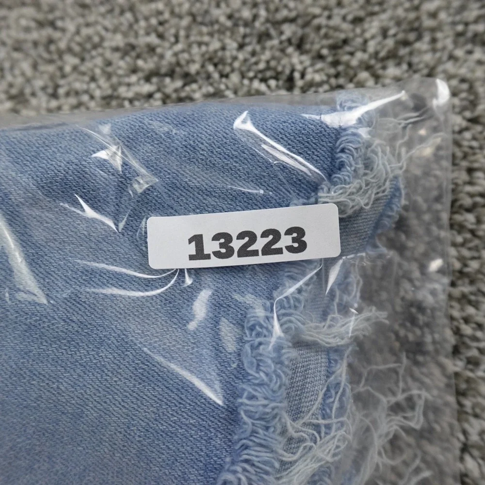 Levis Shorts Womens 33 Blue Denim Cut Off Jean Jorts High Rise Mini Micro‎ Booty